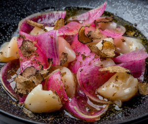 carpaccio saint jacqus et chiogga