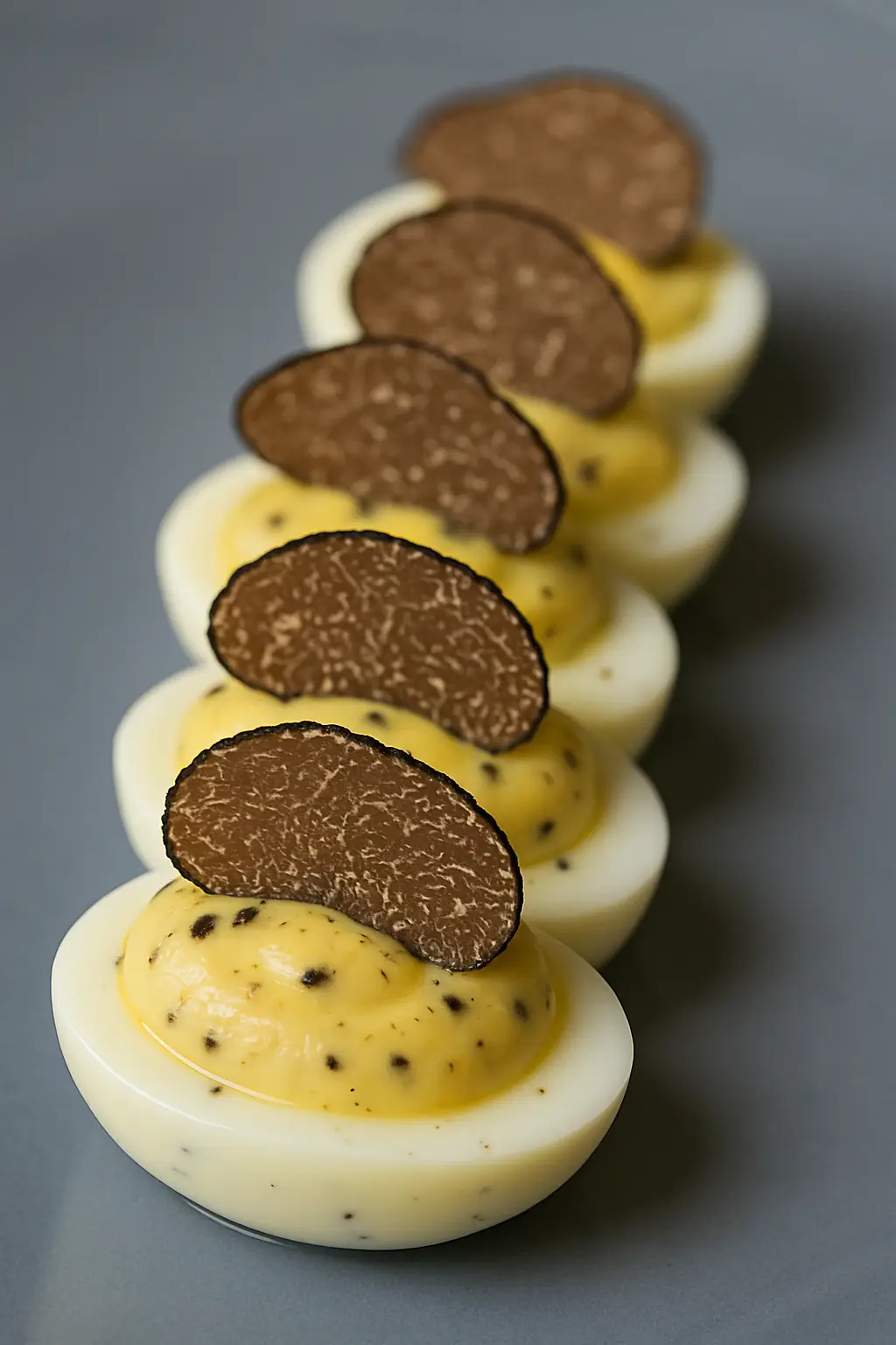 Oeuf mimosa à la truffe