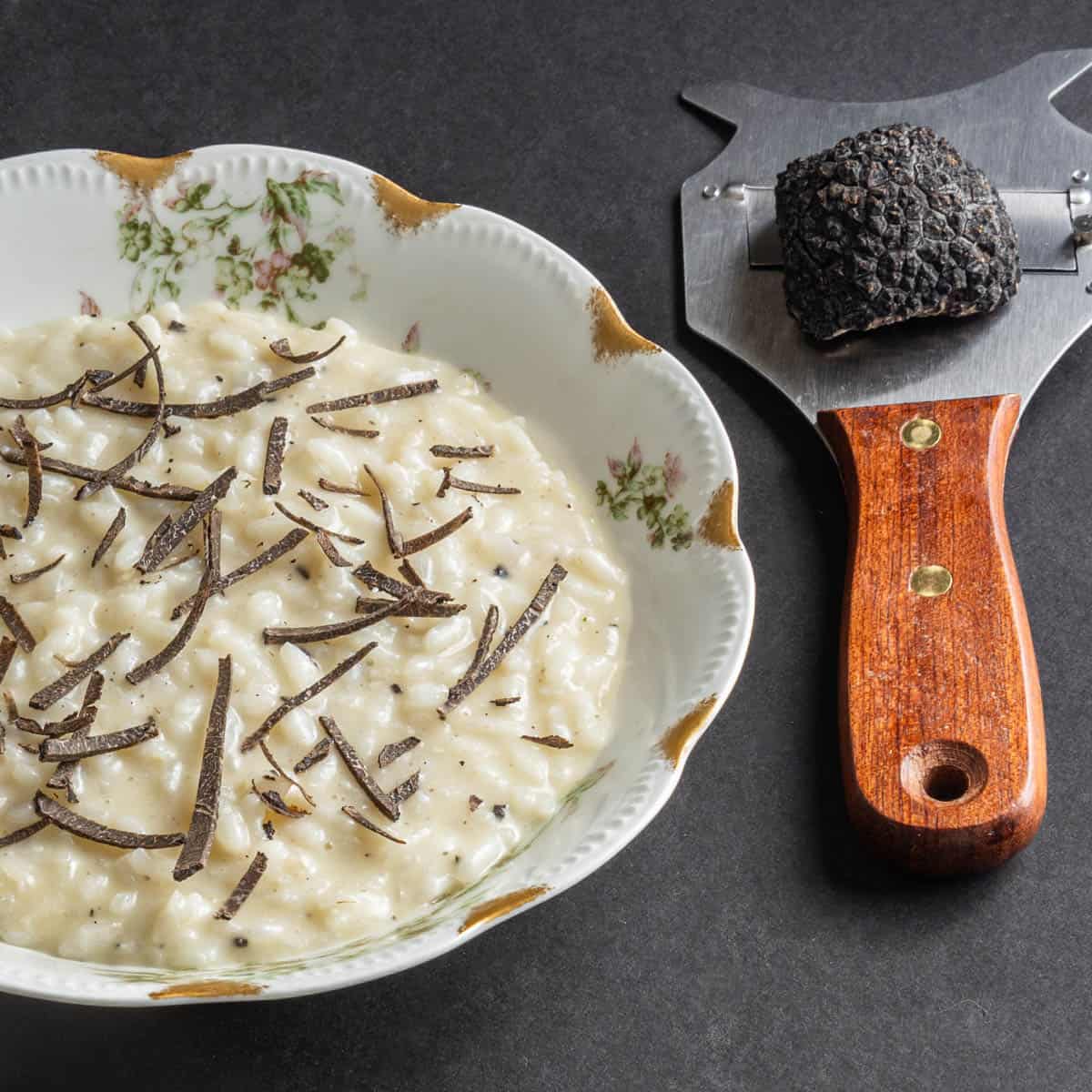 Risotto &agrave; la truffe noire vaudoise